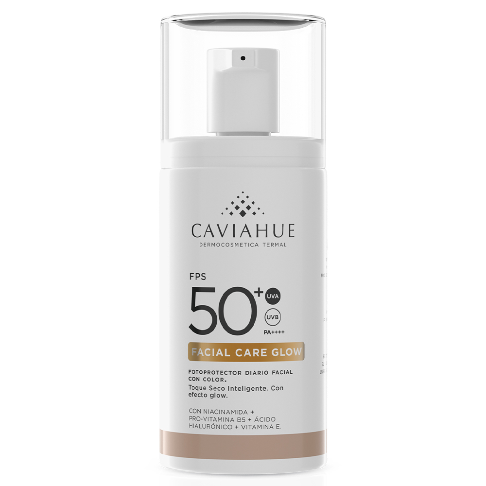 Rutina Caviahue Facial Solar Glow Con Color