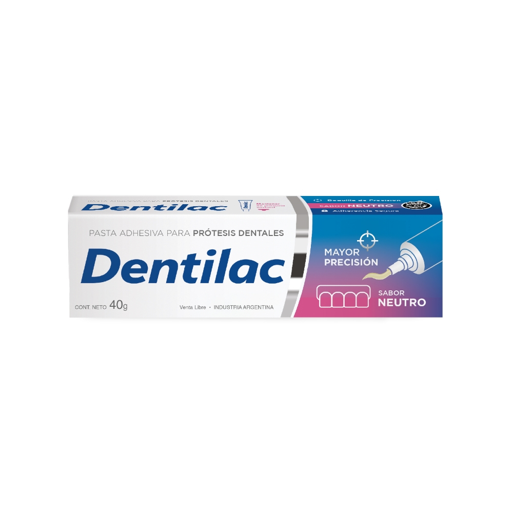 Dentilac Pasta Adhesiva Para Prótesis Dental Sabor Neutro