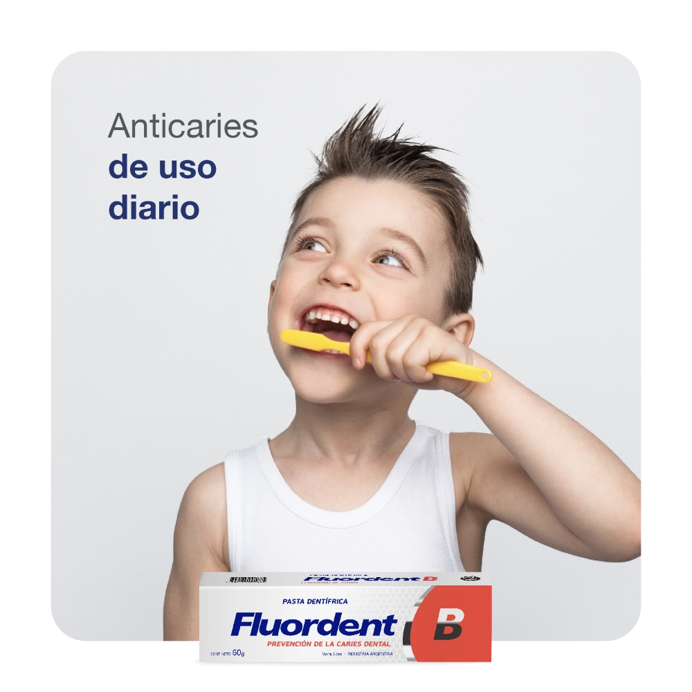Fluordent B Pasta Dentí­frica Prevención De Caries Dental