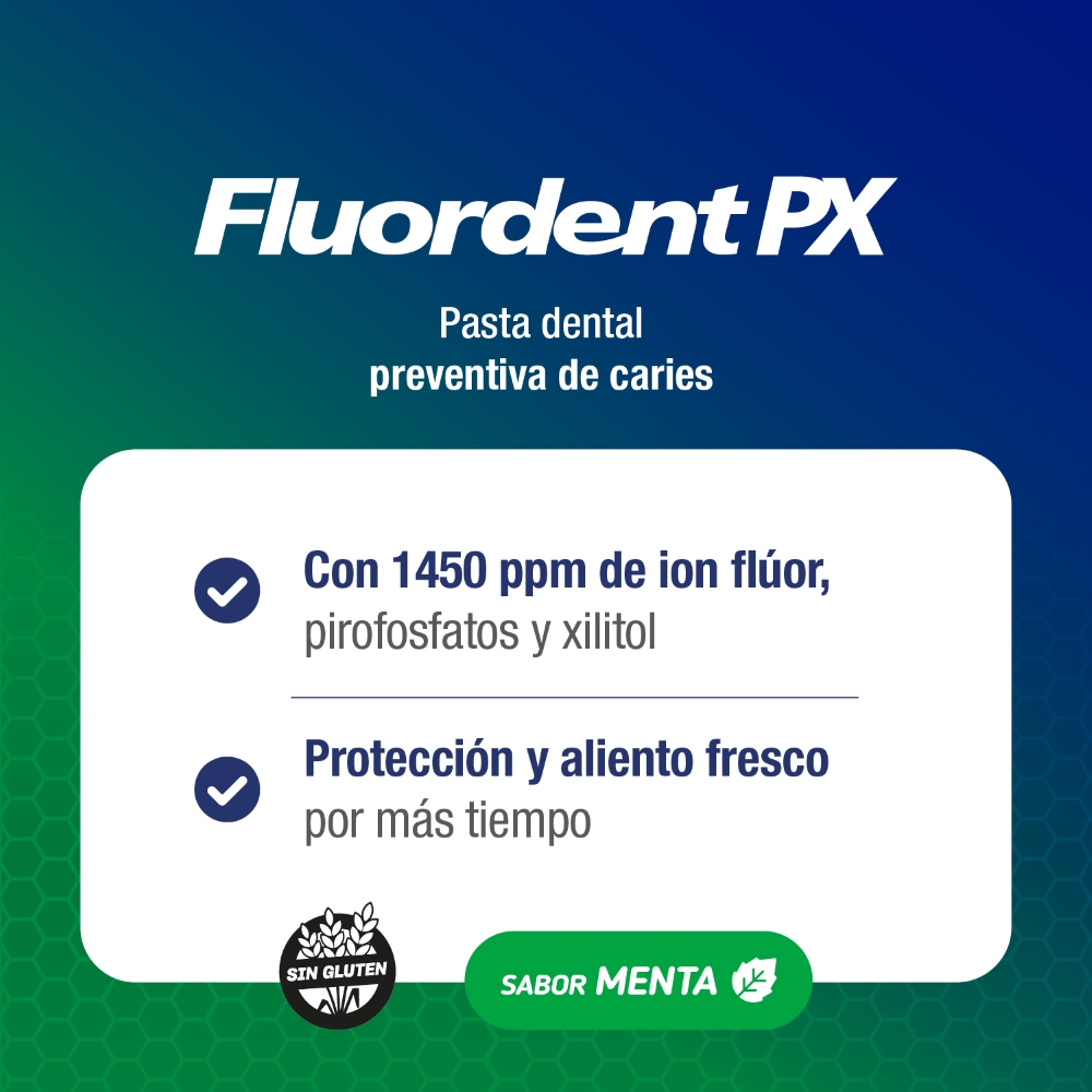 Fluordent Px Pasta Dentí­frica Prevención De Caries Dental