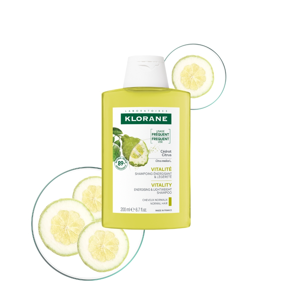 Klorane Cidra Shampoo Cabello Tendencia Oleosa X 200ml