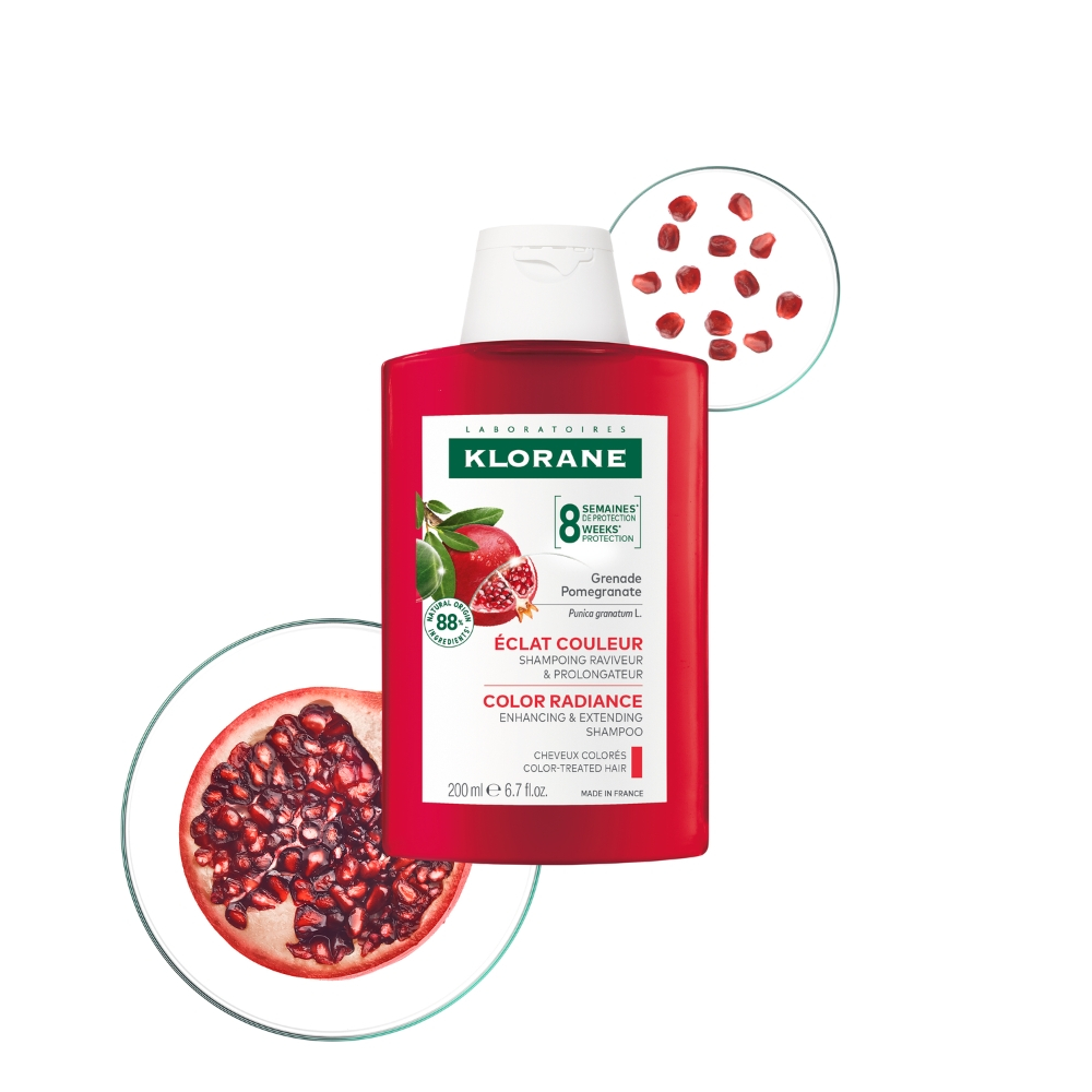 Klorane Granada Shampoo Para Cabello Teñido X 200ml