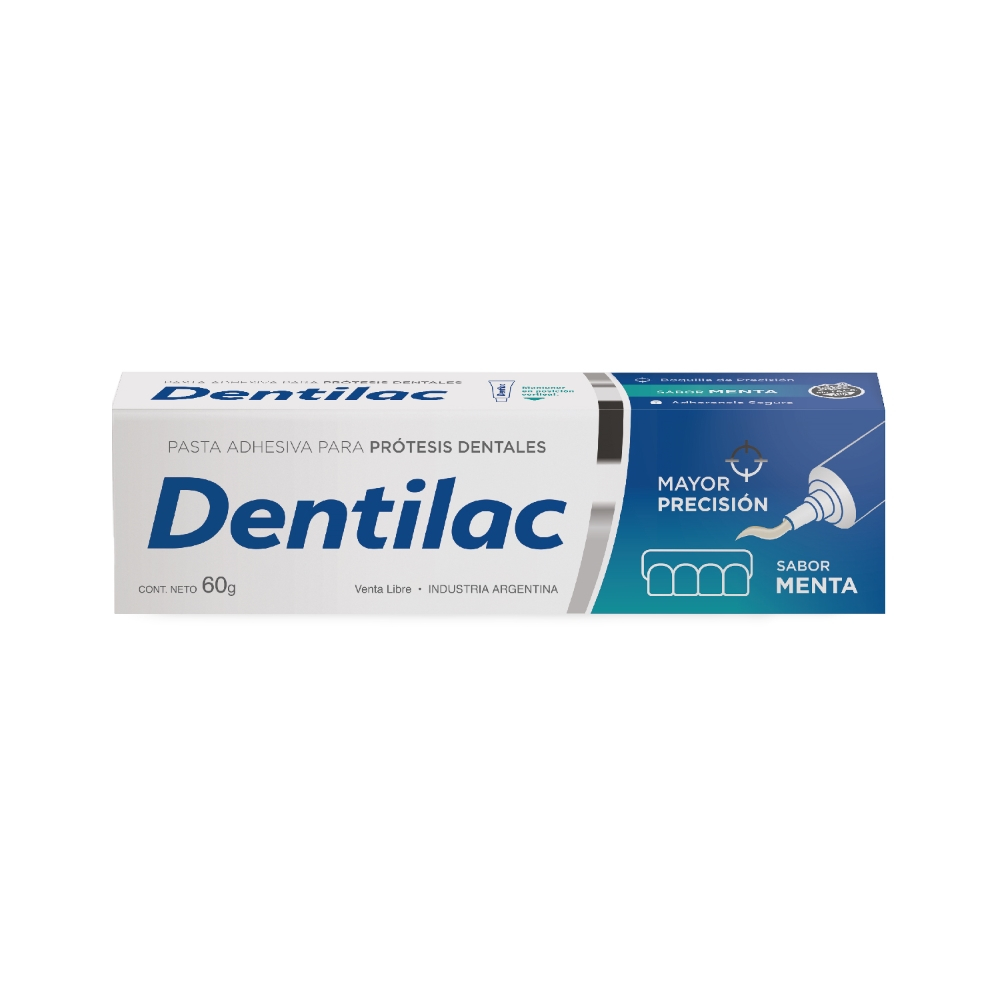 Dentilac Pasta Adhesiva Para Prótesis Dental Sabor Menta