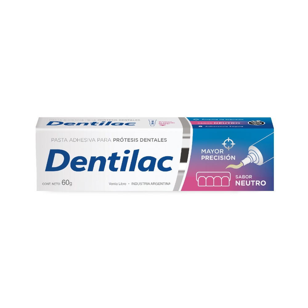 Dentilac Pasta Adhesiva Para Prótesis Dental Sabor Neutro