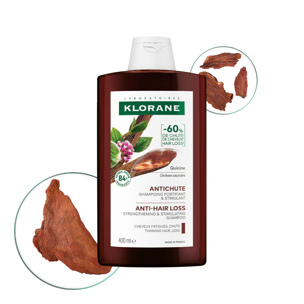 Pack X 2 Klorane Quinina Shampoo Anticaída X 400ml