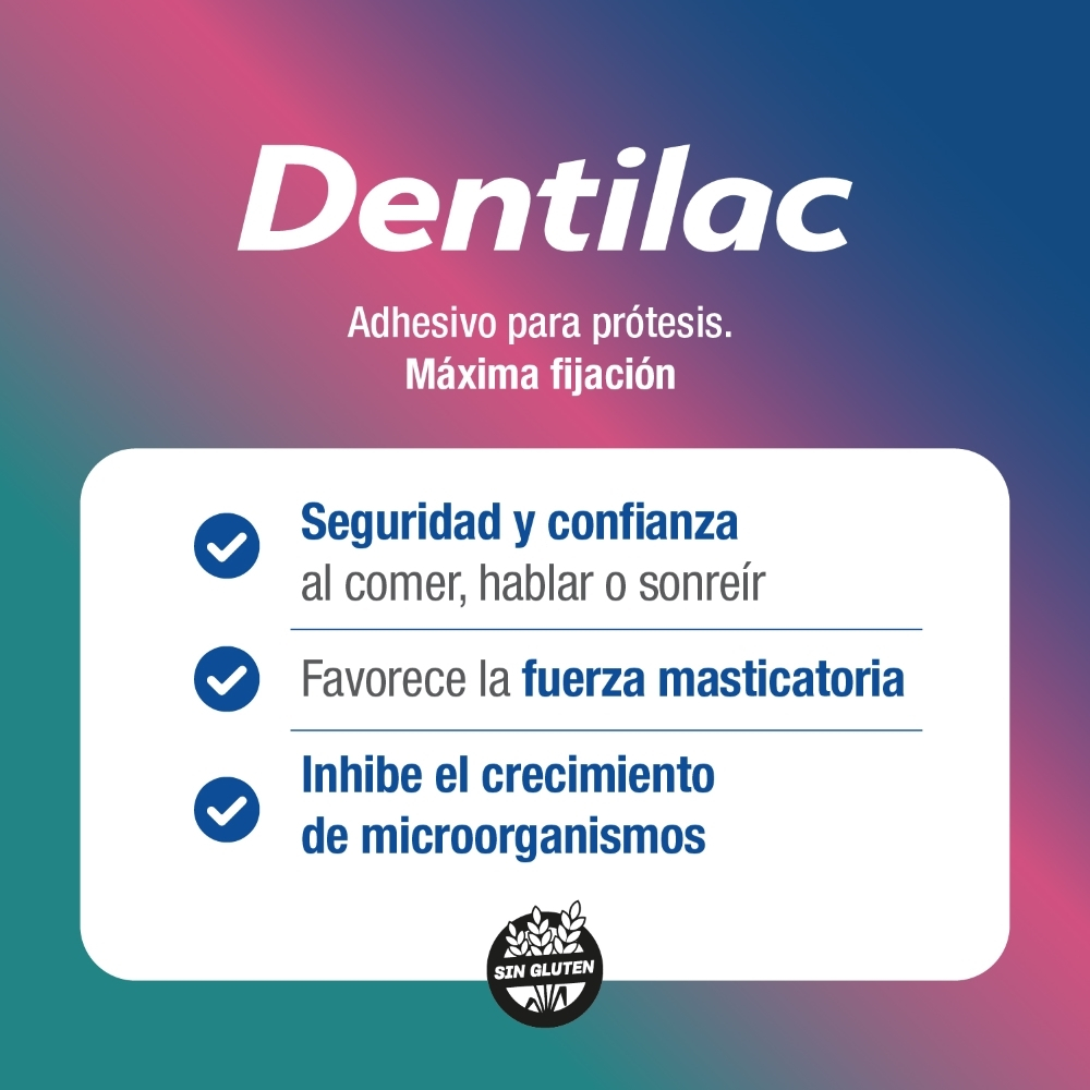 Dentilac Pasta Adhesiva Para Prótesis Dental Sabor Neutro