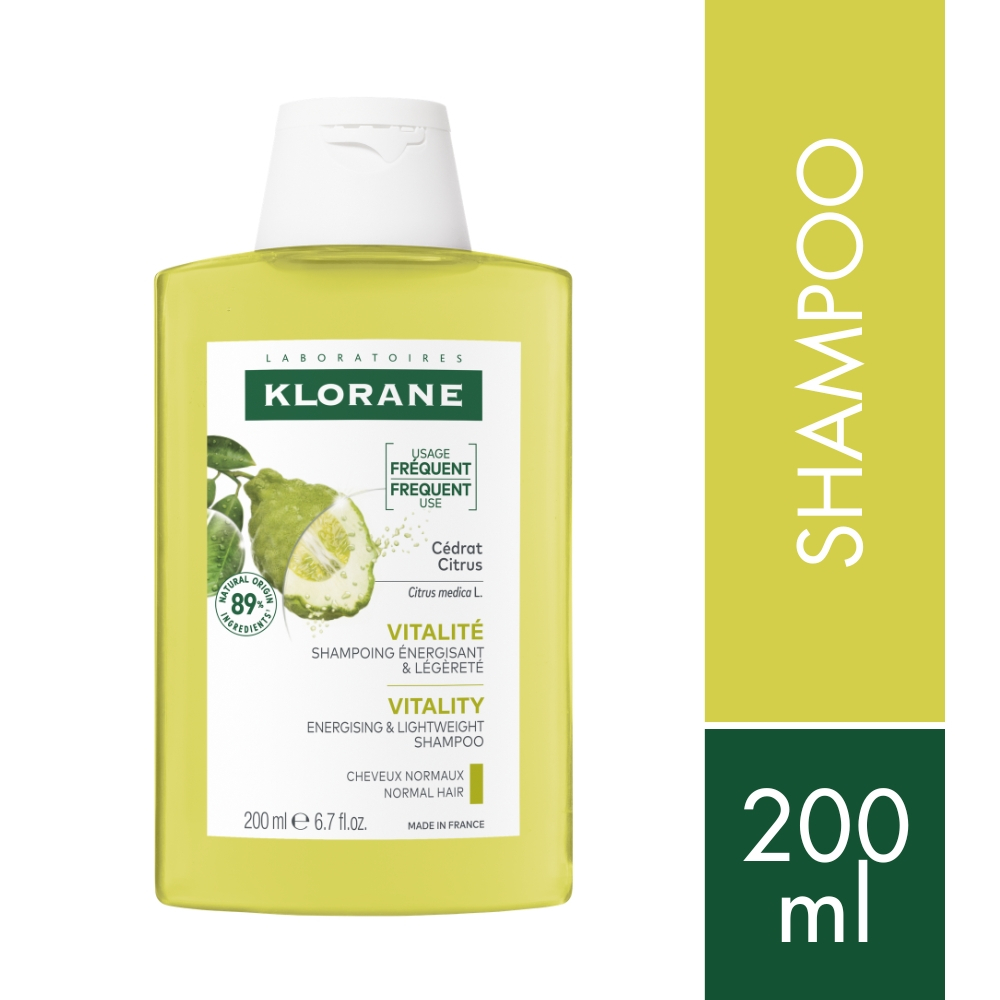 Klorane Cidra Shampoo Cabello Tendencia Oleosa X 200ml