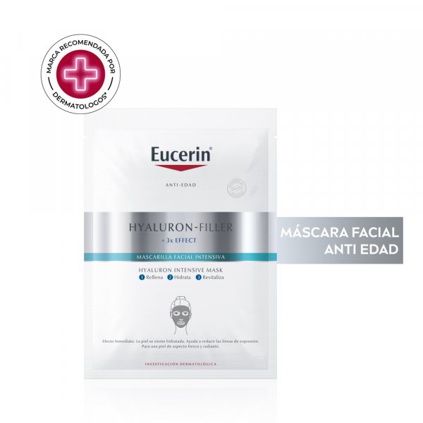 Eucerin Hyaluron Filler + 3x Effect Mascarilla Facial Intensiva Antiedad