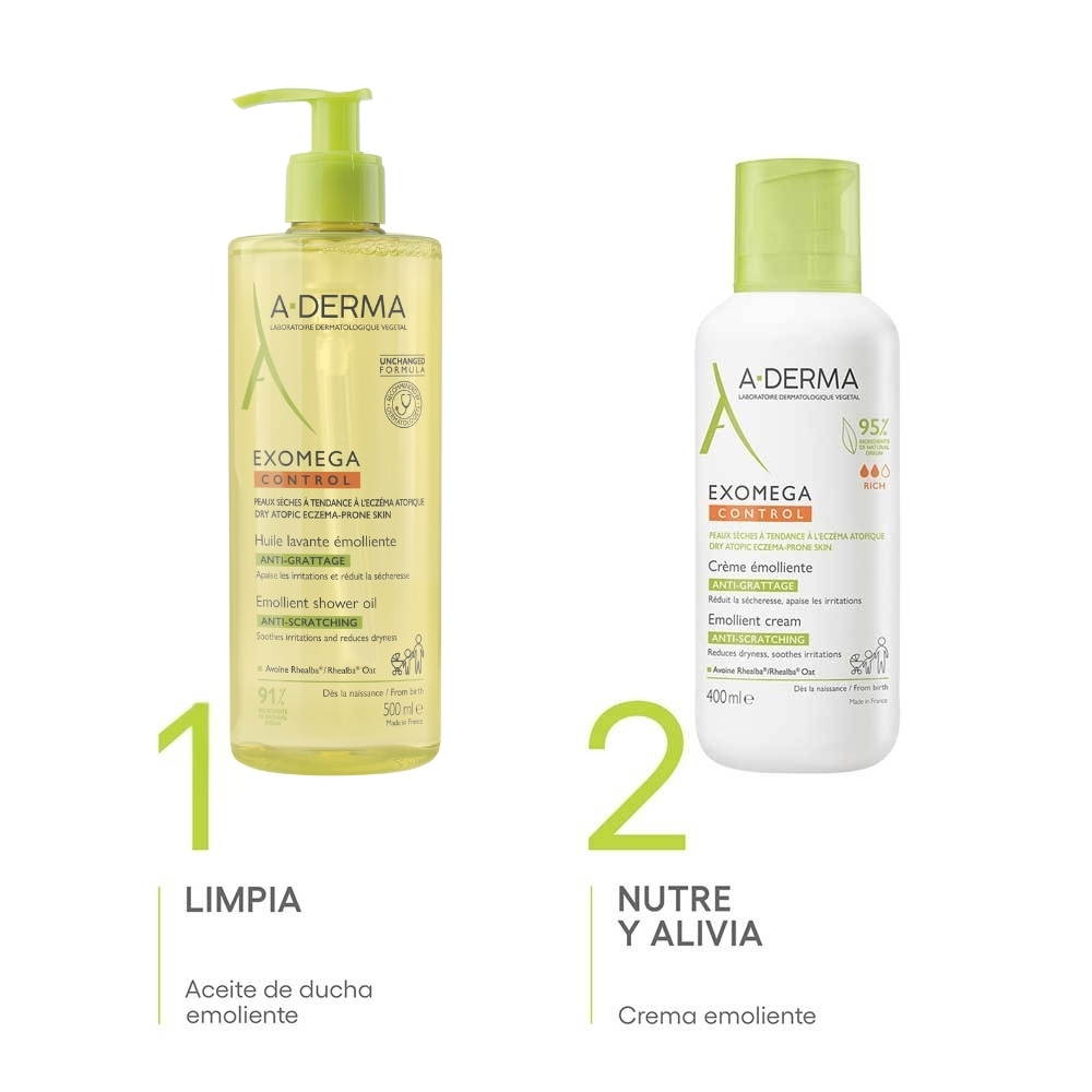 A Derma Exomega Control Aceite Limpiador X 500ml
