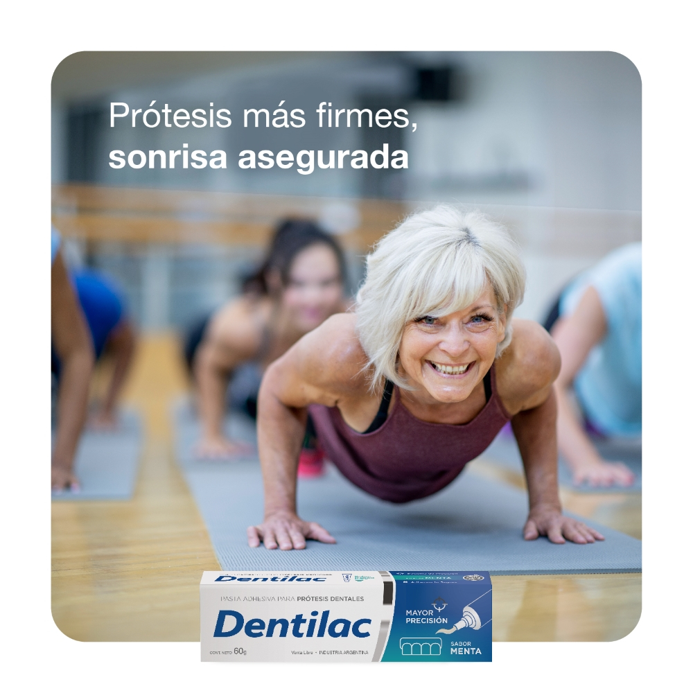 Dentilac Pasta Adhesiva Para Prótesis Dental Sabor Menta