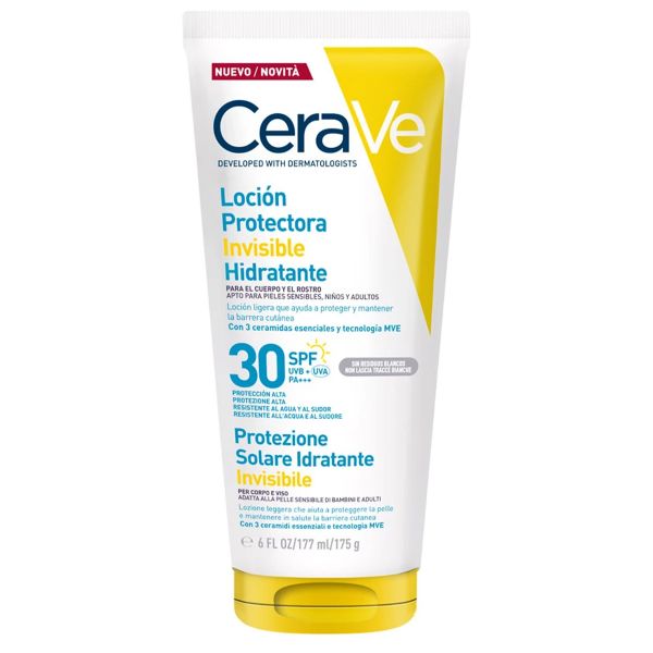 Cerave Loción Solar Invisible Hidratante Fps30