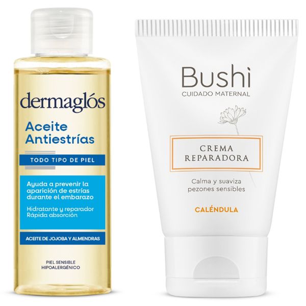 Combo Dermaglós Corporal Antiestrías + Crema Bushi