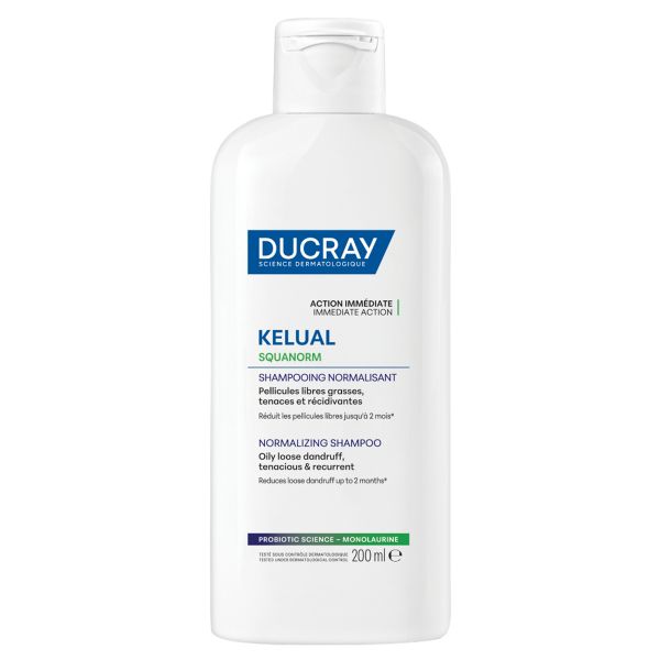 Ducray Kelual Squanorm Shampoo Anticaspa Grasa