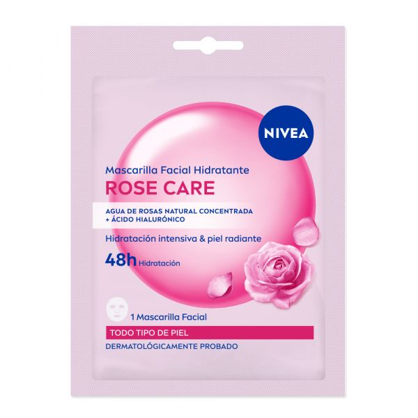 Nivea Rose Care Mascarilla Facial Hidratante