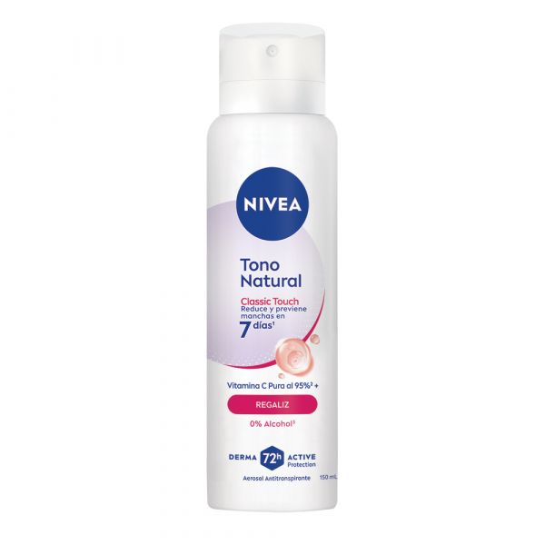 Nivea Tono Natural Classic Touch Desodorante Femenino