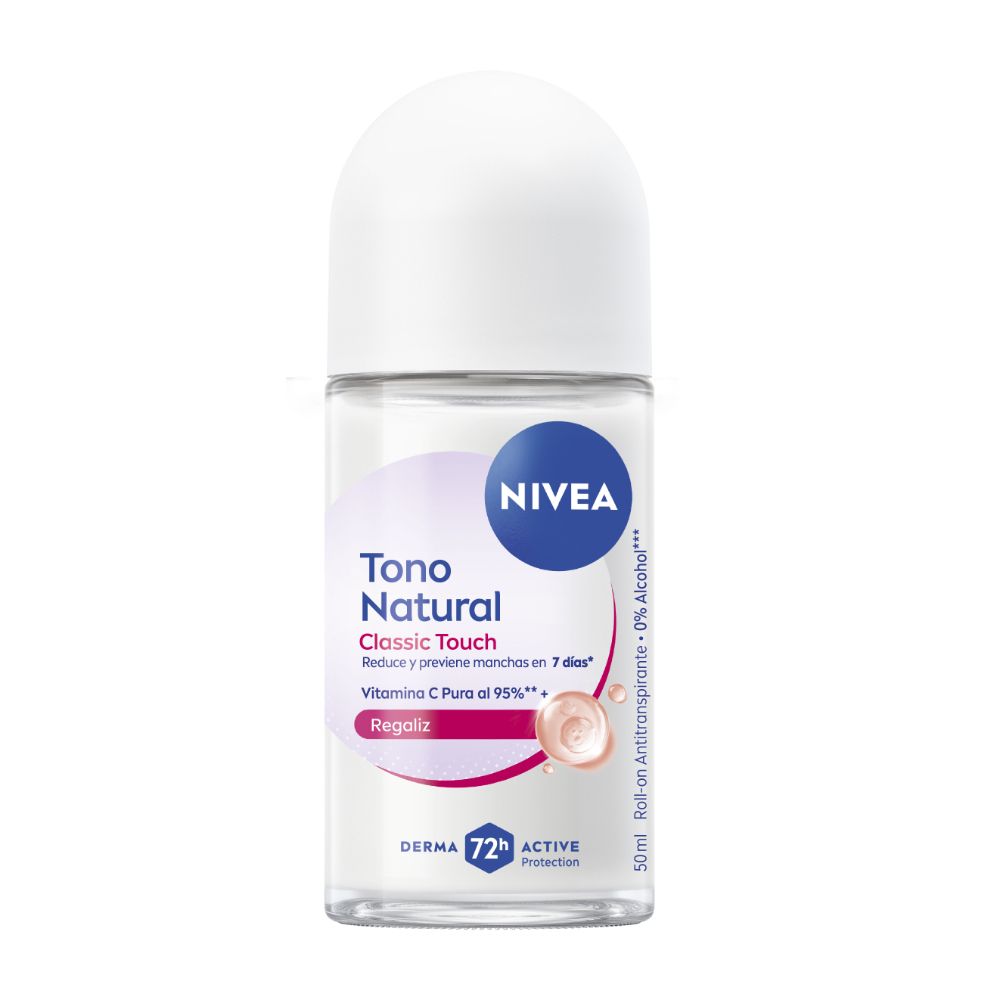 Nivea Tono Natural Classic Touch Desodorante Roll On