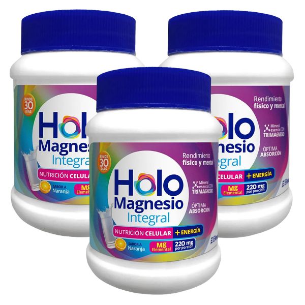 Pack 3 Holomagnesio Integral Polvo X 150 Gramos