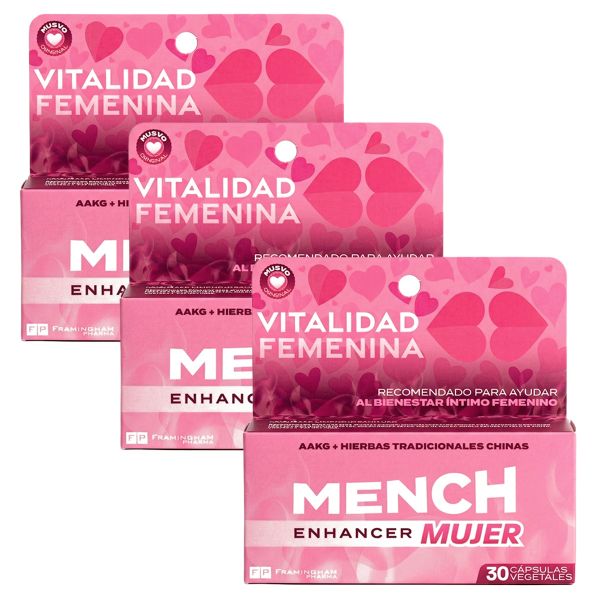 Pack 3 Mench Enhancer Mujer Vitalidad Femenina