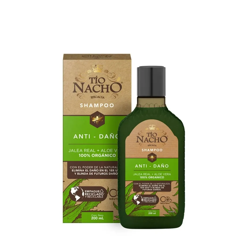 Tí­o Nacho Anti Daño Shampoo Con Aloe Vera