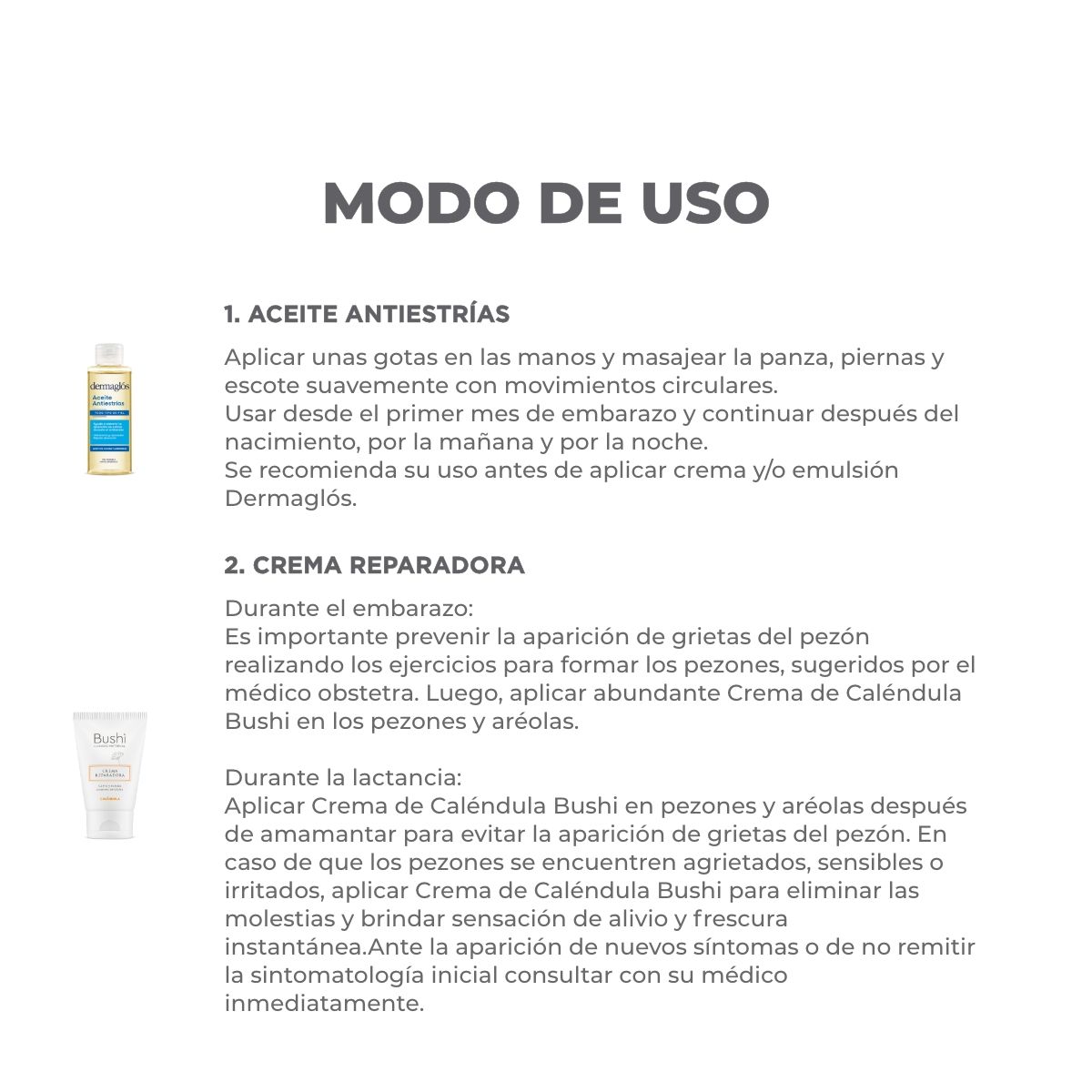 Combo Dermaglós Corporal Antiestrías + Crema Bushi