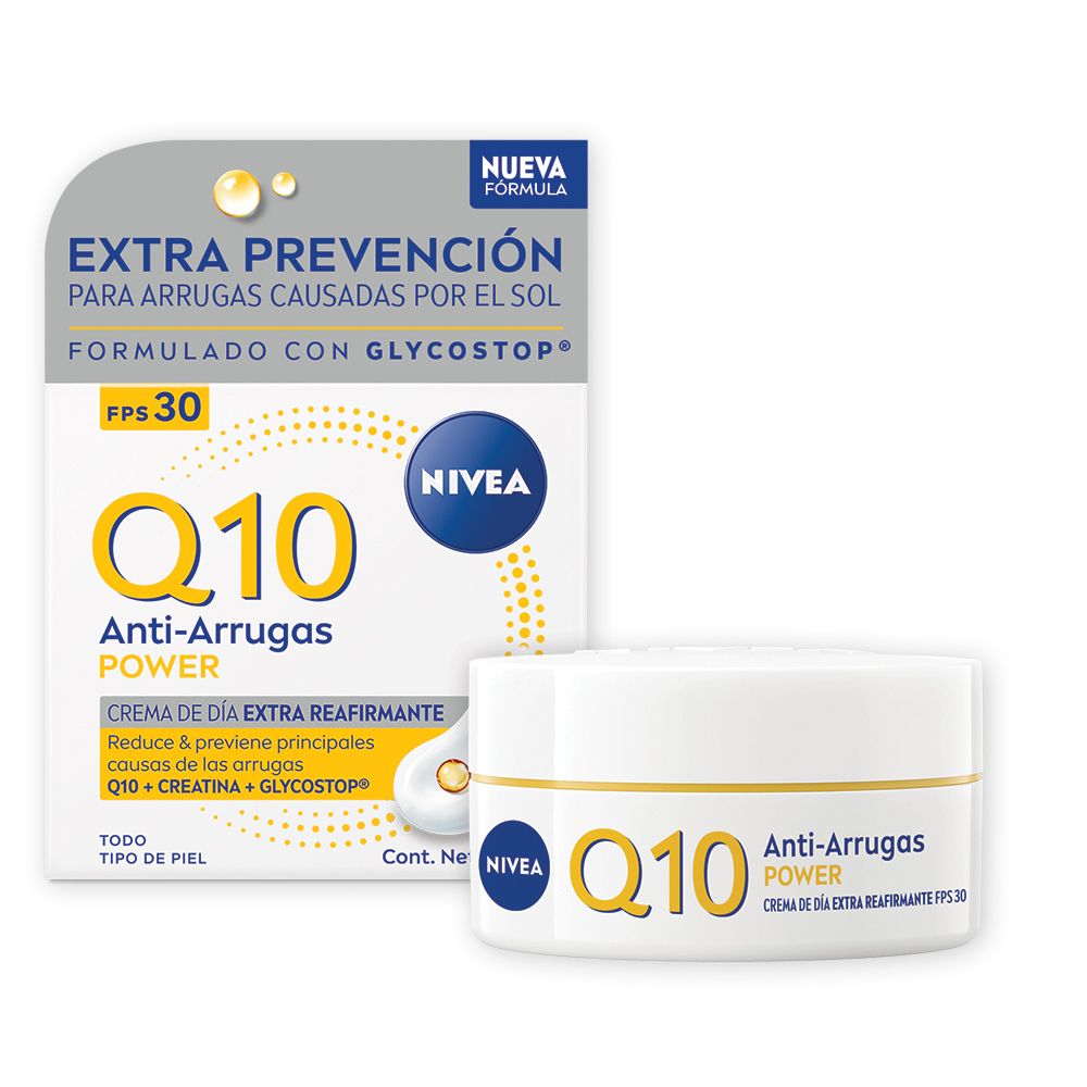 Nivea Q10 Power Crema Facial Antiedad De Día Fps30