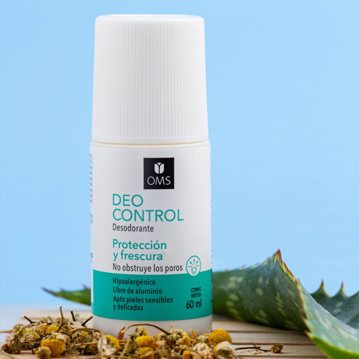 Oms Deo Control Desodorante Roll On Piel Sensible
