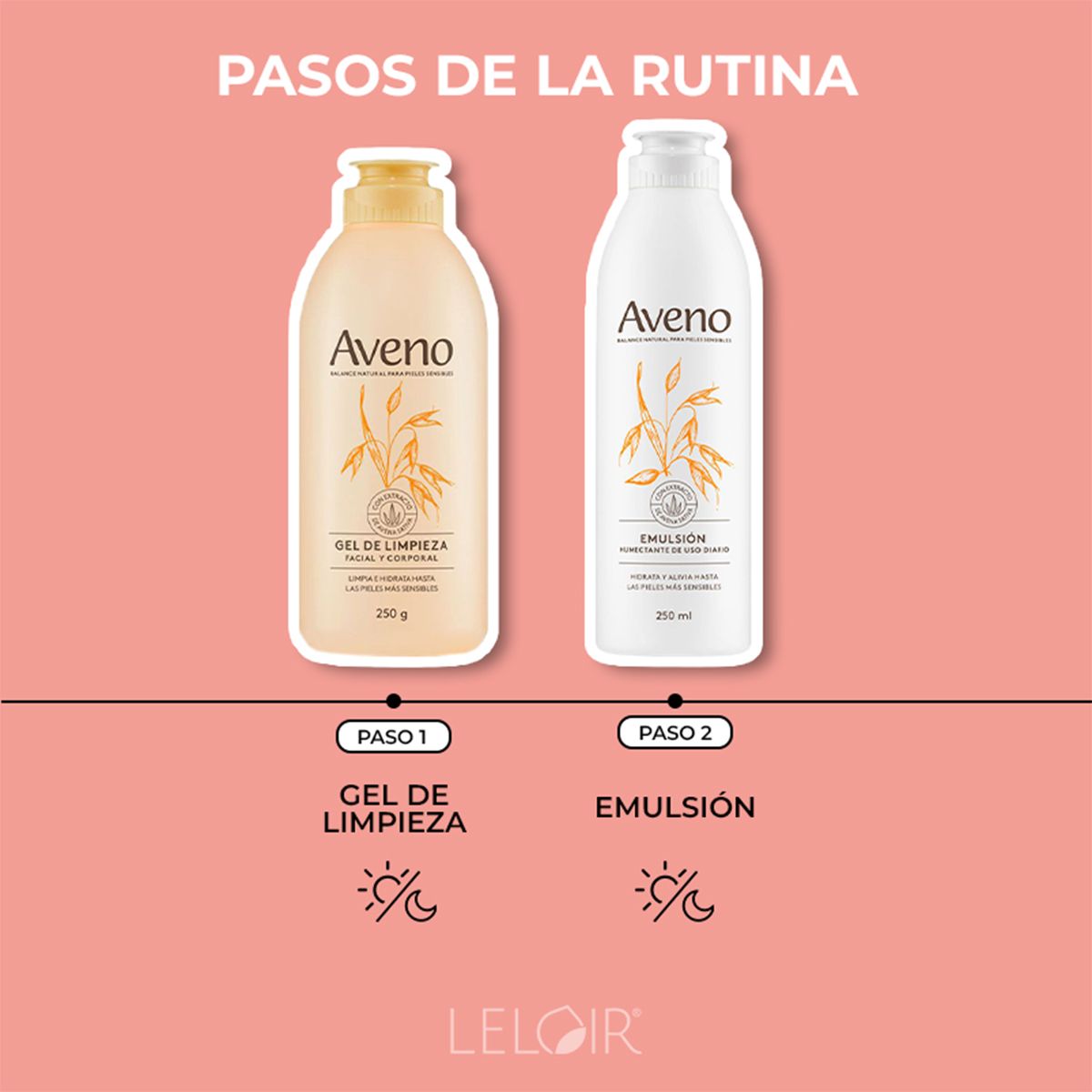 Aveno Combo Cuidado Básico Facial Y Corporal 200ml