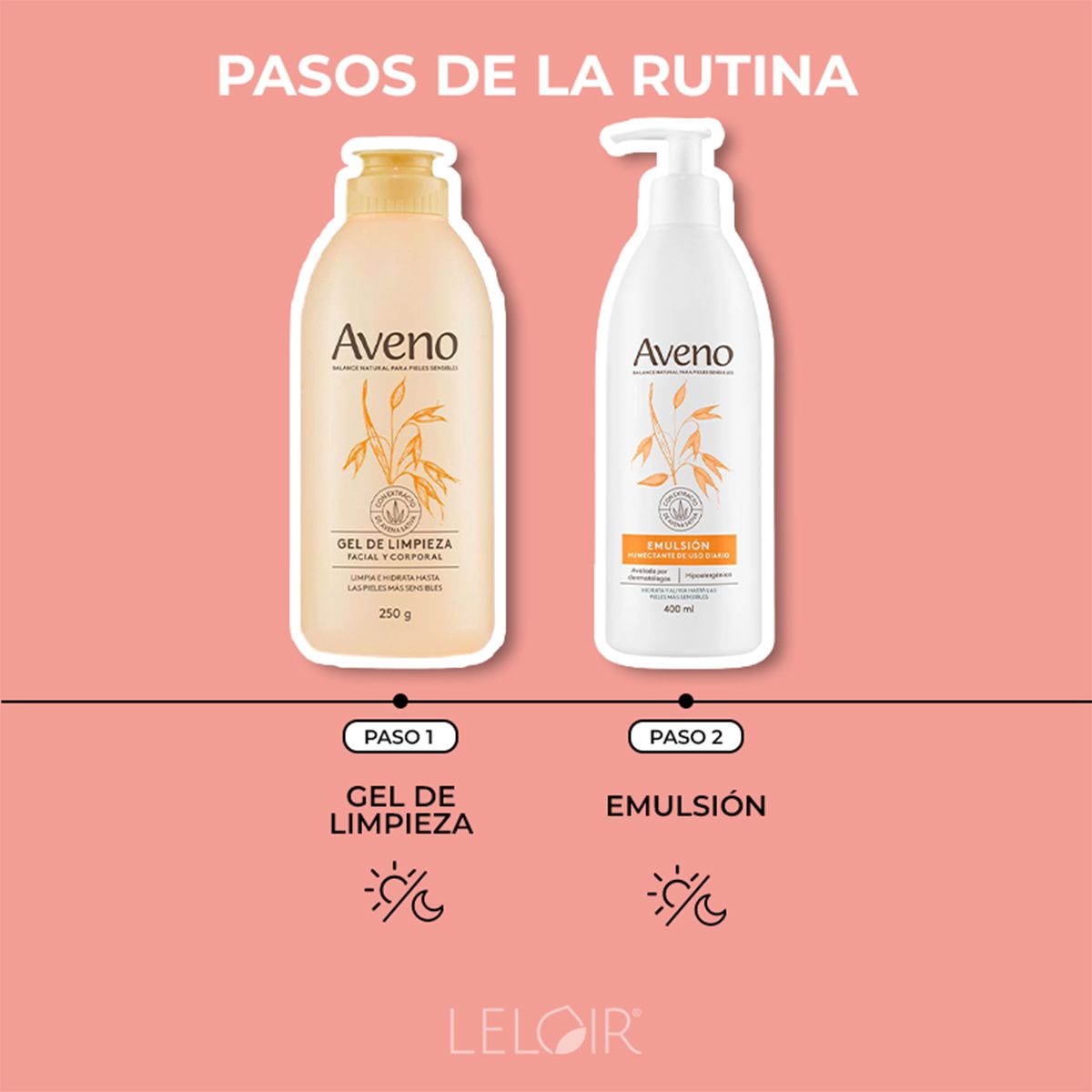 Aveno Combo Cuidado Básico Facial Y Corporal