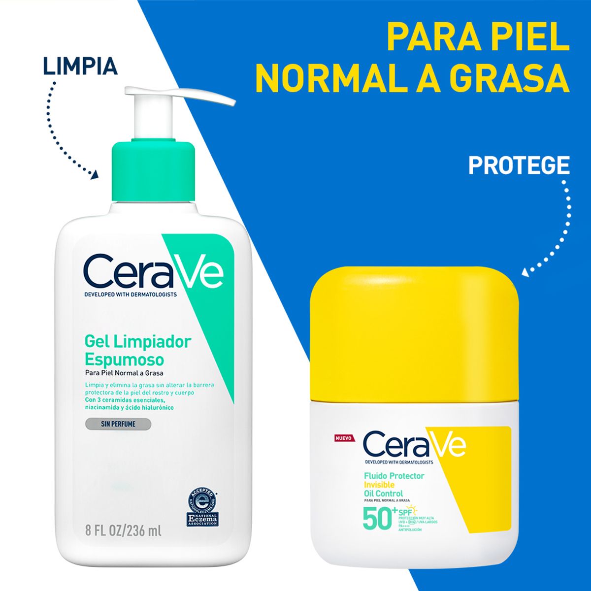 Cerave Protector Solar Fluido Invisible Oil Control Fps50