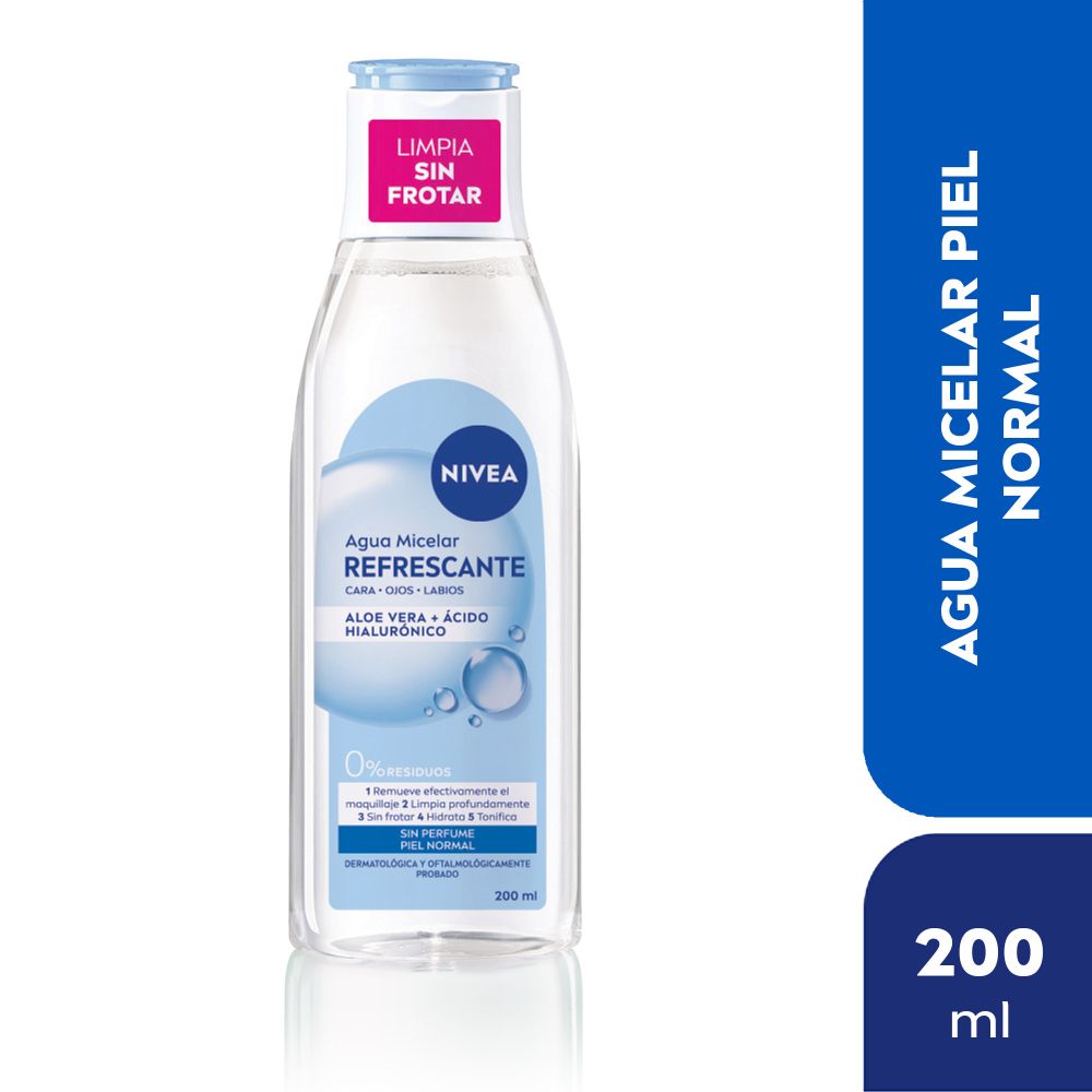 Nivea Agua Micelar 5 En 1 Refrescante X 200ml