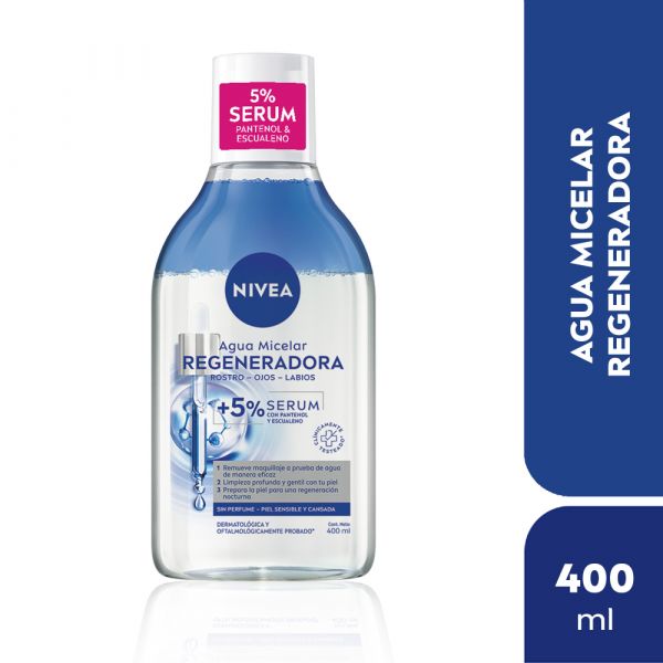 Nivea Agua Micelar Regeneradora Piel Sensible