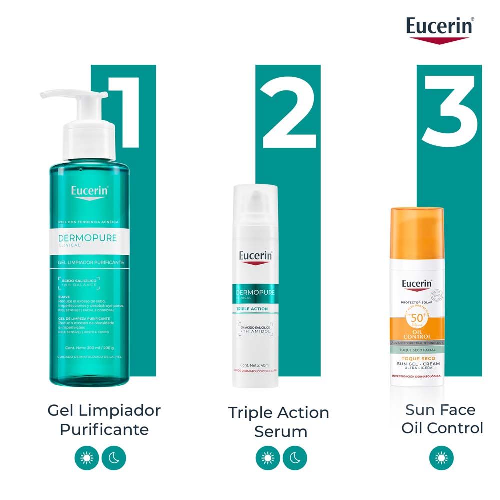 Eucerin Dermopure Oil Control Gel Limpiador X 200ml