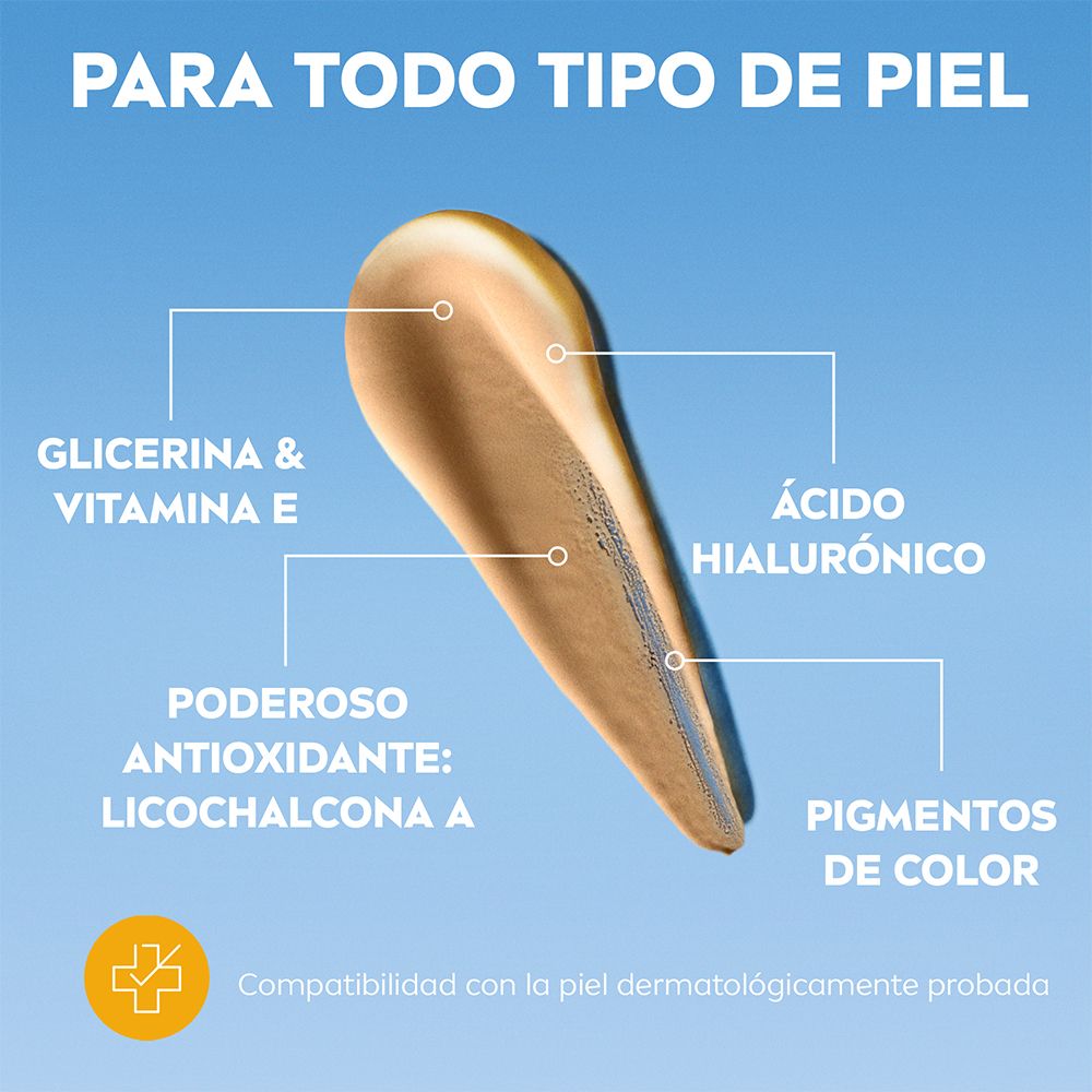 Nivea Sun Ultra Light Daily Fluid Protector Solar Facial Color