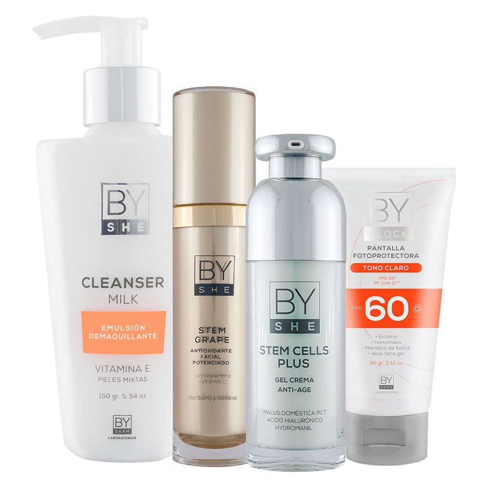 By Derm Rutina Facial Pieles Maduras O Fotodañadas Tono Claro