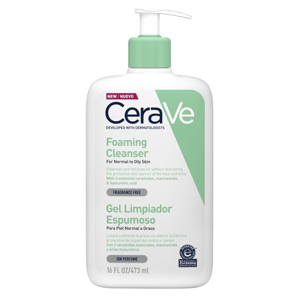Cerave Foaming Cleanser Gel Limpiador Espumoso X 473ml