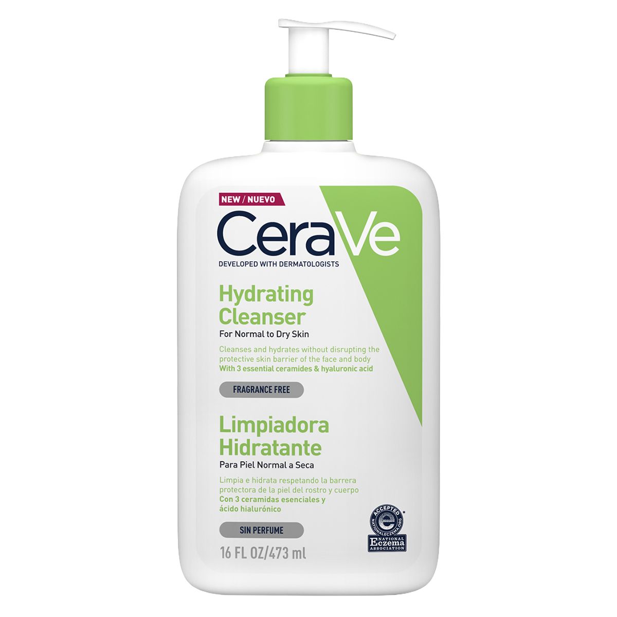 Cerave Hydrating Cleanser Gel Limpiador Facial X 473ml
