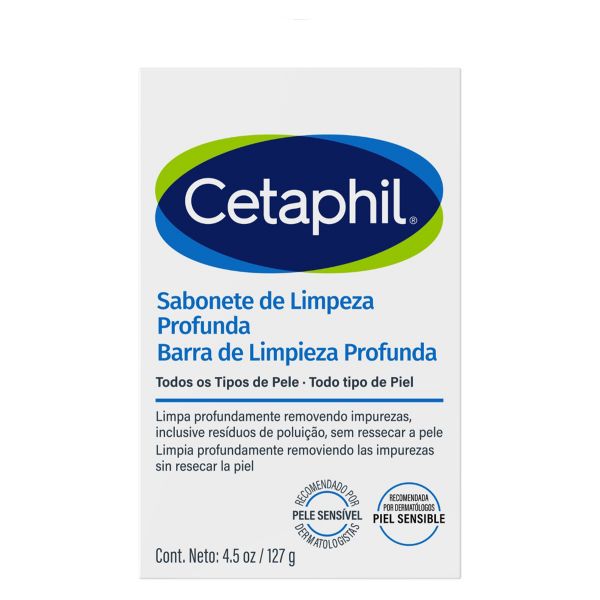 Cetaphil Barra De Limpieza Profunda Rostro Y Cuerpo