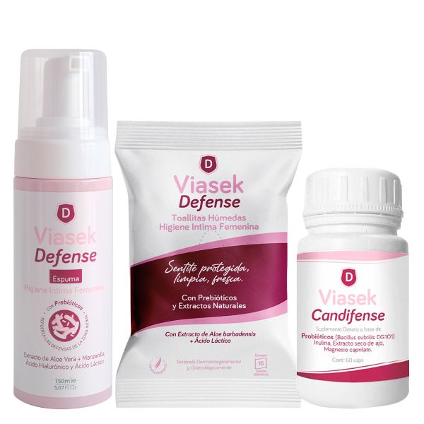 Combo Viasek Defense + Candifense Bienestar Femenino