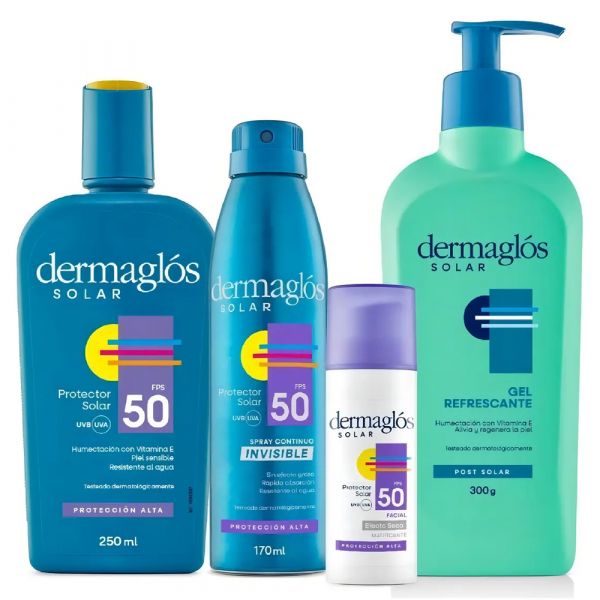 Dermaglós Solar Combo Protección Corporal Facial