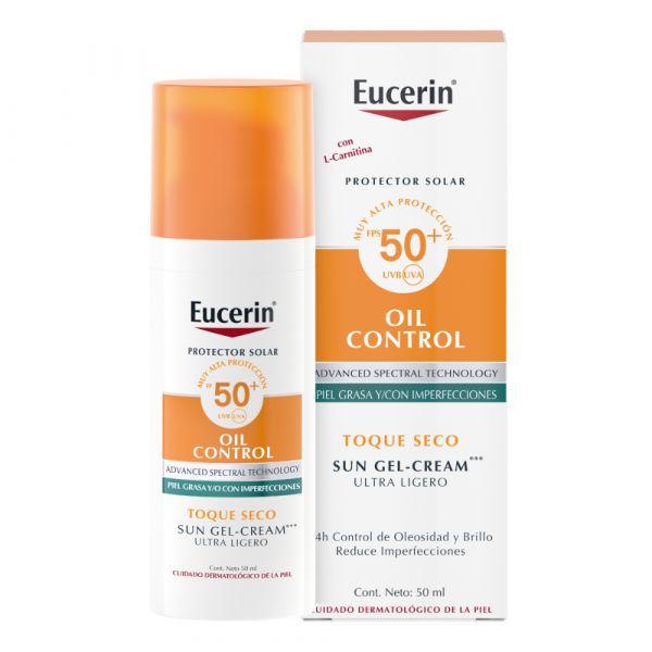 Eucerin Sun Oil Control Gel Toque Seco Fps50+ Protector Solar