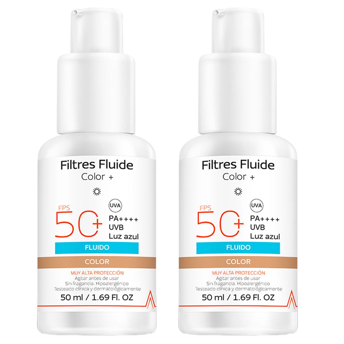 Pack 2 Cepage Filtres Fluide Color+ Fps50+