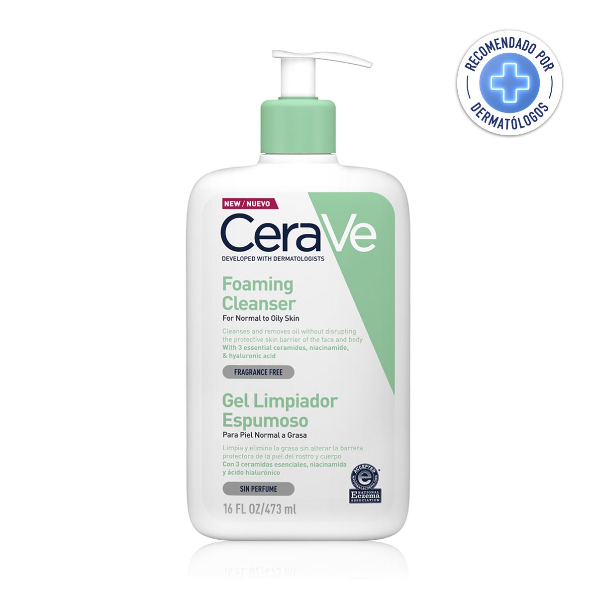 Cerave Foaming Cleanser Gel Limpiador Espumoso X 473ml