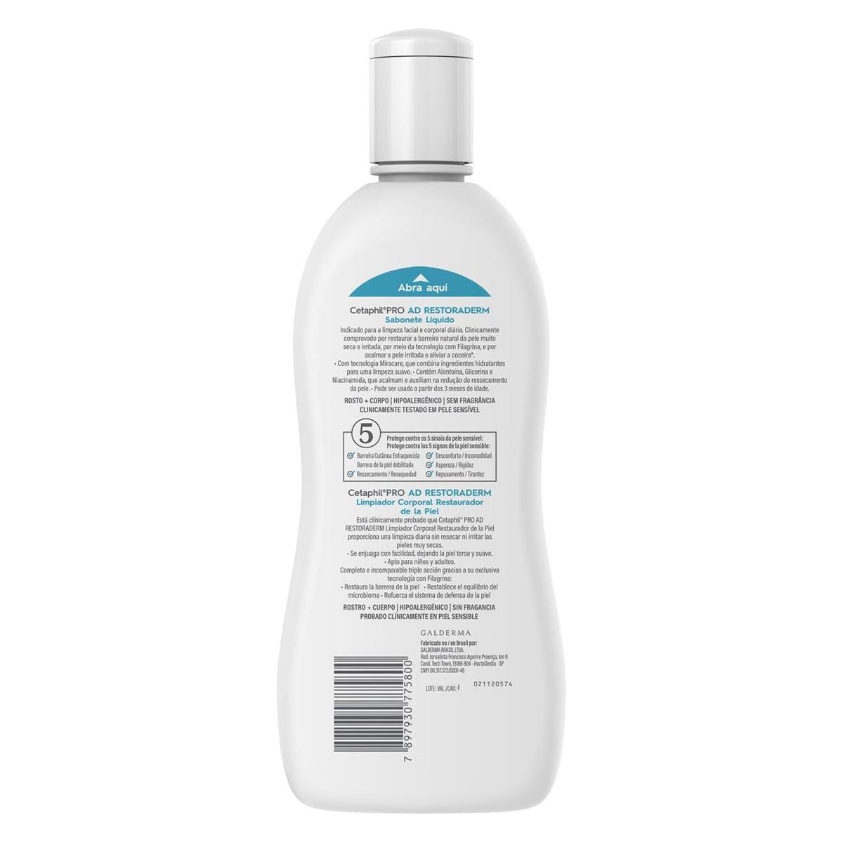 Cetaphil Pro Ad Restoraderm Limpiador Corporal