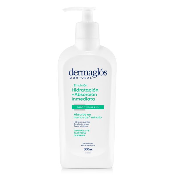 Dermaglós Emulsión Hidratación + Absorción X 300 Gramos