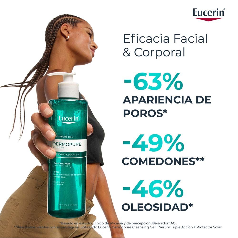 Eucerin Dermopure Oil Control Gel Limpiador X 200ml