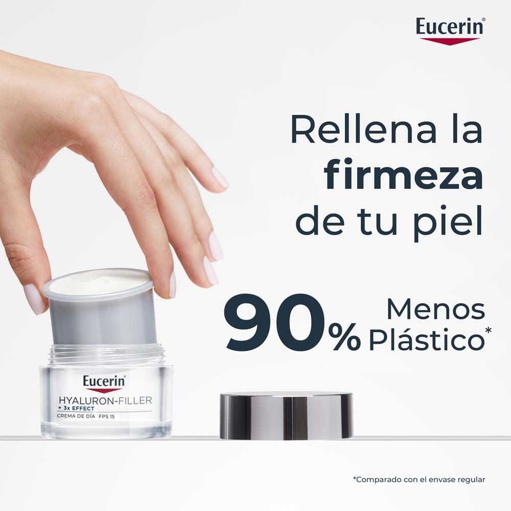Eucerin Hyaluron Filler + 3x Effect Repuesto Crema Antiarrugas Fps15