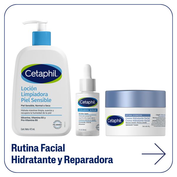 Rutina Cetaphil Facial Hidratante Y Reparadora