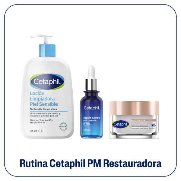 Rutina Cetaphil Pm Restauradora Facial