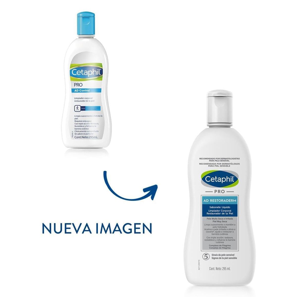 Cetaphil Pro Ad Restoraderm Limpiador Corporal
