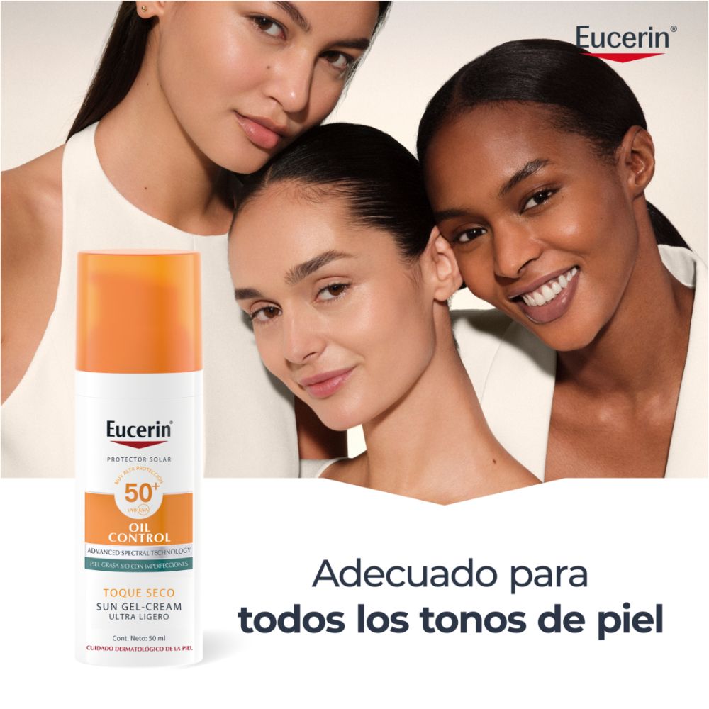 Eucerin Sun Oil Control Gel Toque Seco Fps50+ Protector Solar